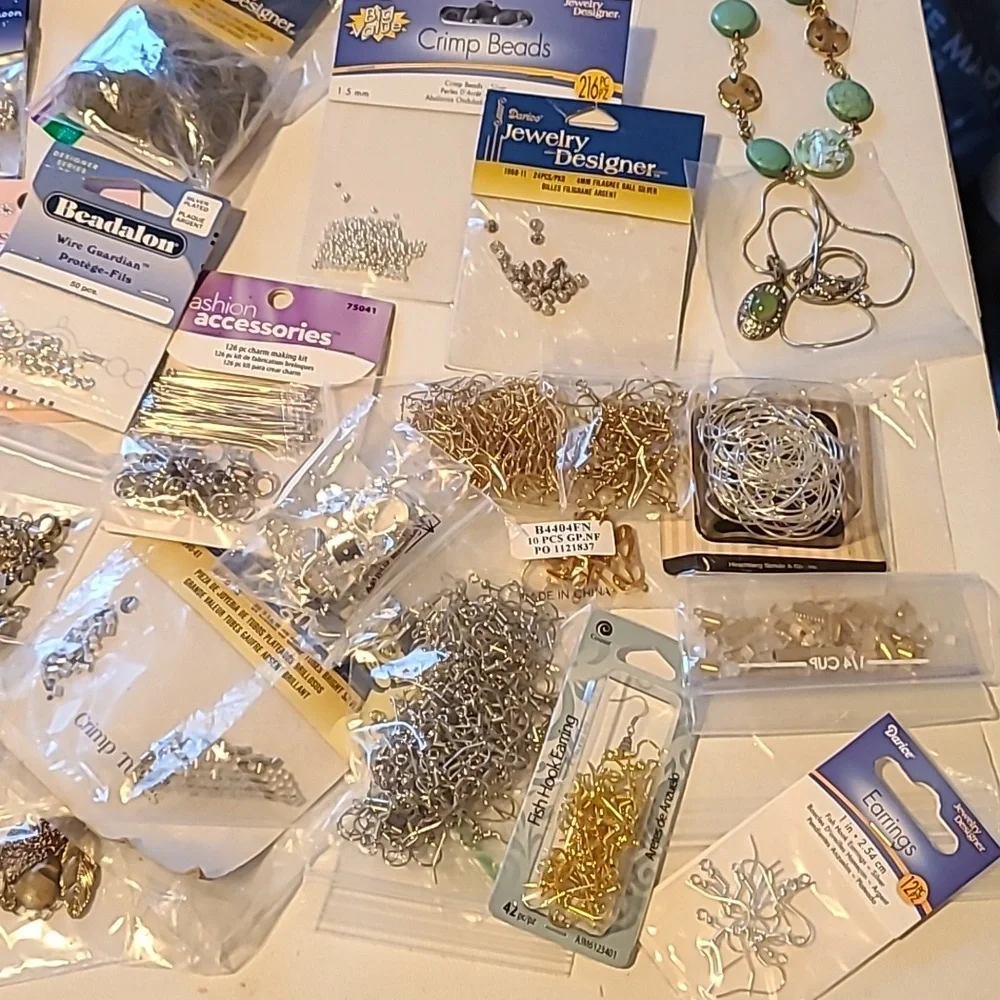 Bundle of Jewerly Making Findings & Misc.  Over 50 packages - Picture 5 of 16